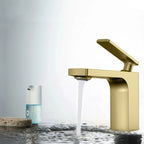 Rihine Bathroom Vanity Basin Faucet – Solid Brass, 1.8 GPM, 35mm Ceramic Cartridge-AB000001