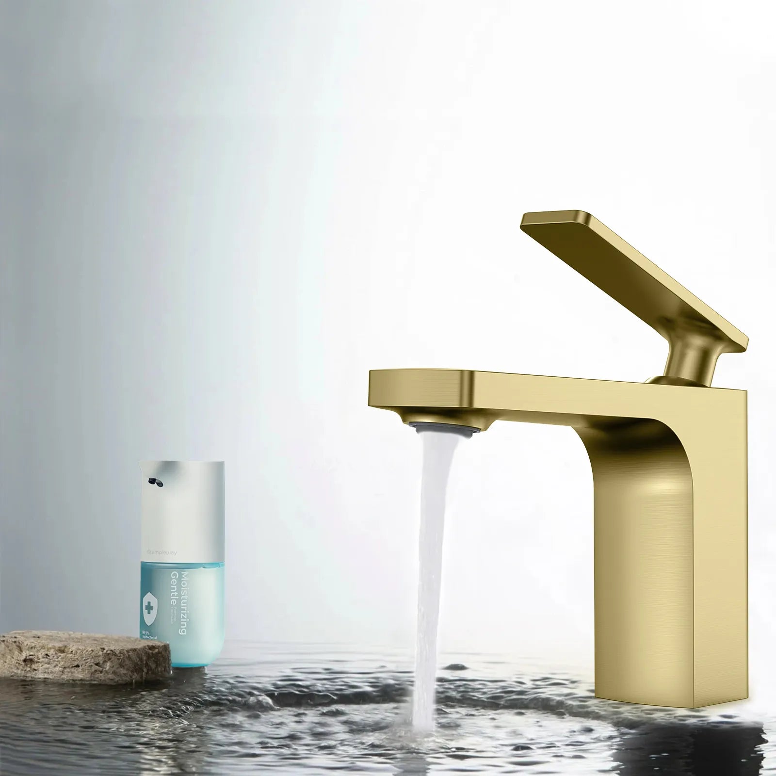 Rihine Bathroom Vanity Basin Faucet – Solid Brass, 1.8 GPM, 35mm Ceramic Cartridge-AB000001