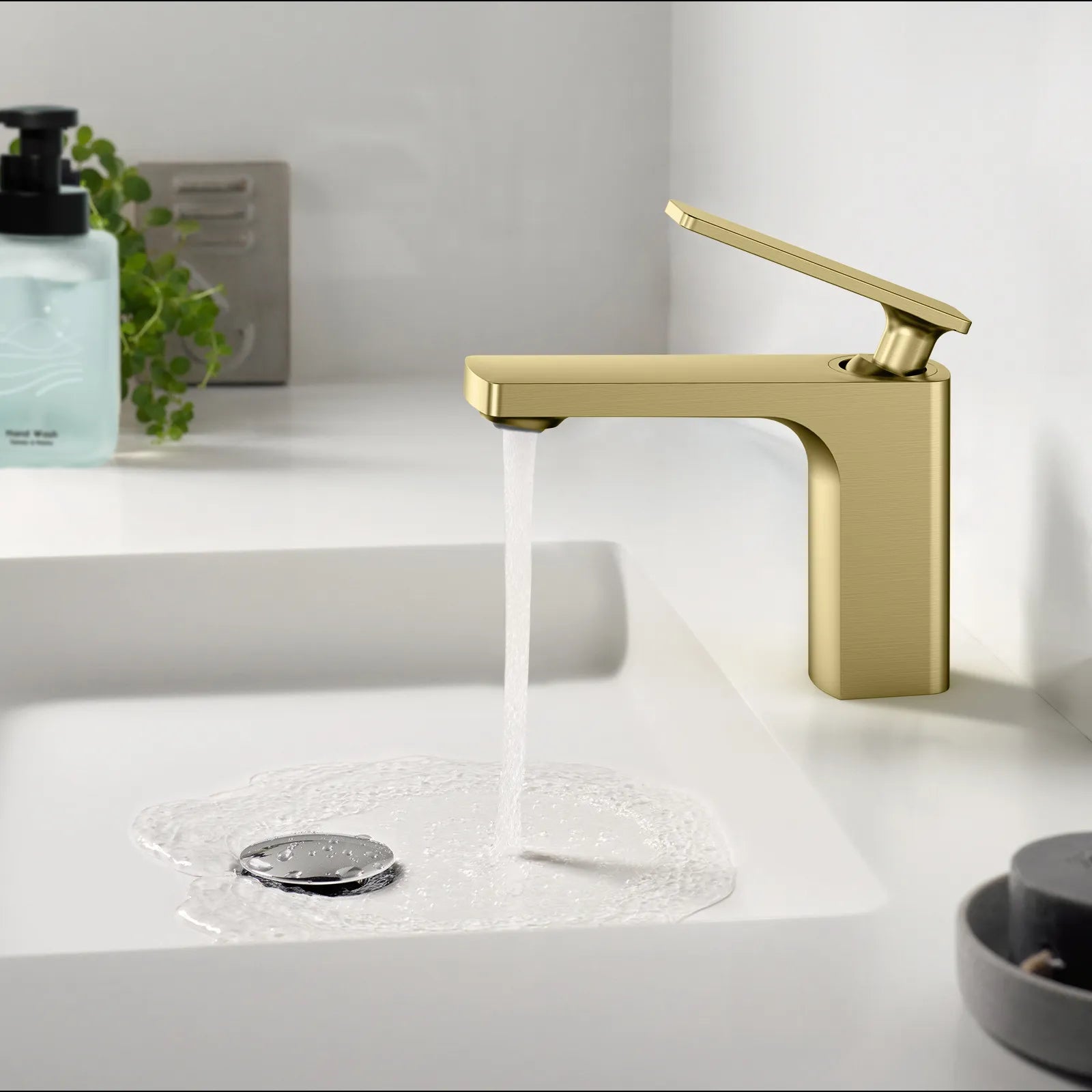 Rihine Bathroom Vanity Basin Faucet – Solid Brass, 1.8 GPM, 35mm Ceramic Cartridge-AB000001