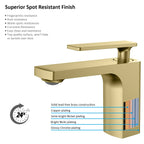Rihine Bathroom Vanity Basin Faucet – Solid Brass, 1.8 GPM, 35mm Ceramic Cartridge-AB000001
