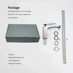 Rihine Bathroom Vanity Basin Faucet – Solid Brass, 1.8 GPM, 35mm Ceramic Cartridge-AB000001