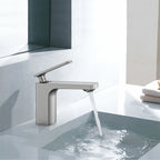 Rihine Bathroom Vanity Basin Faucet – Solid Brass, 1.8 GPM, 35mm Ceramic Cartridge-AB000001