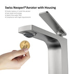 Rihine Bathroom Vanity Basin Faucet – Solid Brass, 1.8 GPM, 35mm Ceramic Cartridge-AB000001