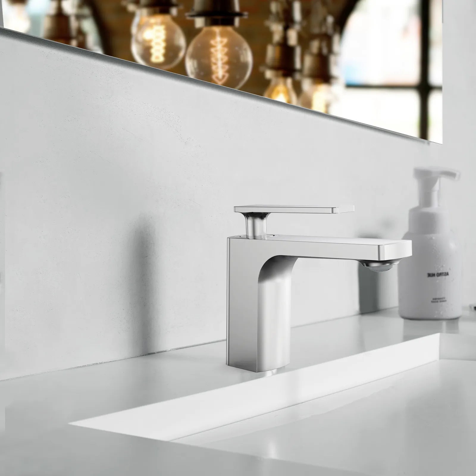 Solid Brass Rihine Basin Faucet with bidet spray and brass holder--AB000001+HBS0003