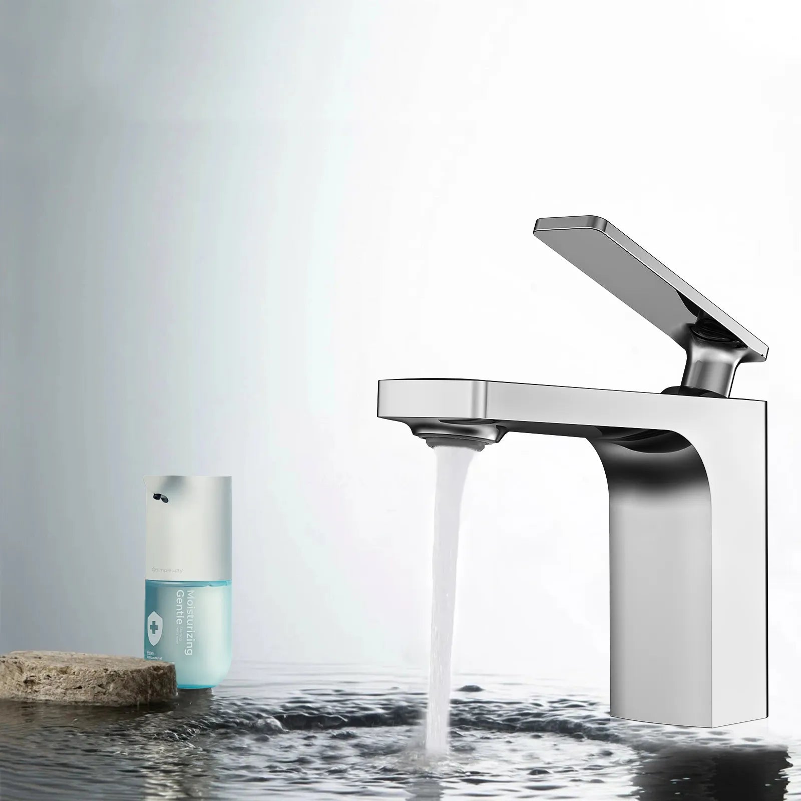 Solid Brass Rihine Basin Faucet with bidet spray and brass holder--AB000001+HBS0003