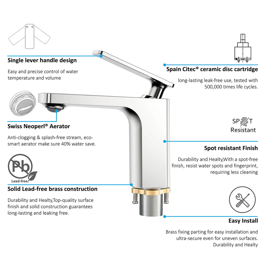 Solid Brass Rihine Basin Faucet with bidet spray and brass holder--AB000001+HBS0003