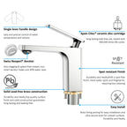 Solid Brass Rihine Basin Faucet with bidet spray and brass holder--AB000001+HBS0003