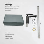 Rihine Bathroom Vanity Basin Faucet – Solid Brass, 1.8 GPM, 35mm Ceramic Cartridge-AB000001