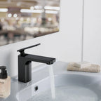 Rihine Bathroom Vanity Basin Faucet – Solid Brass, 1.8 GPM, 35mm Ceramic Cartridge-AB000001