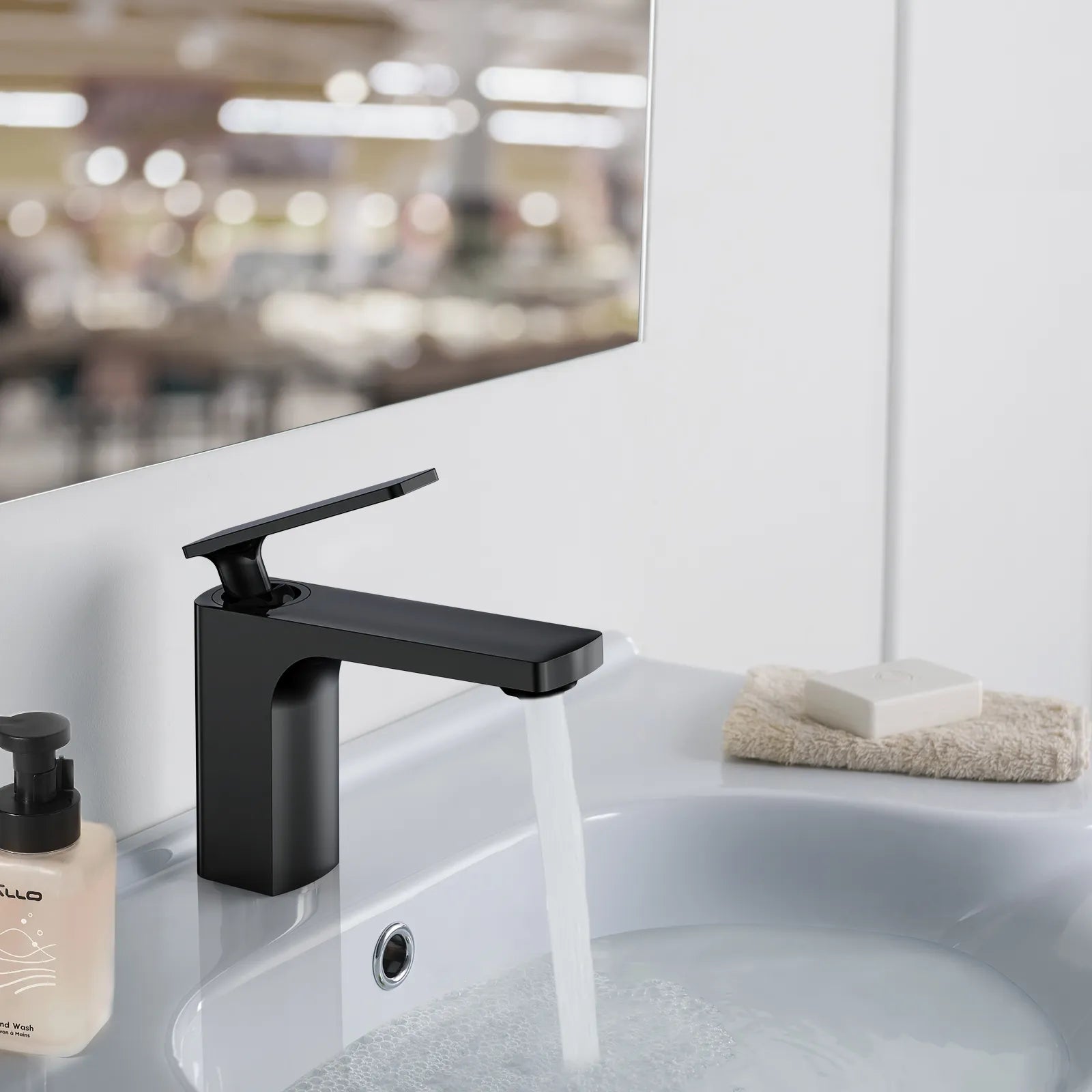 Rihine Bathroom Vanity Basin Faucet – Solid Brass, 1.8 GPM, 35mm Ceramic Cartridge-AB000001