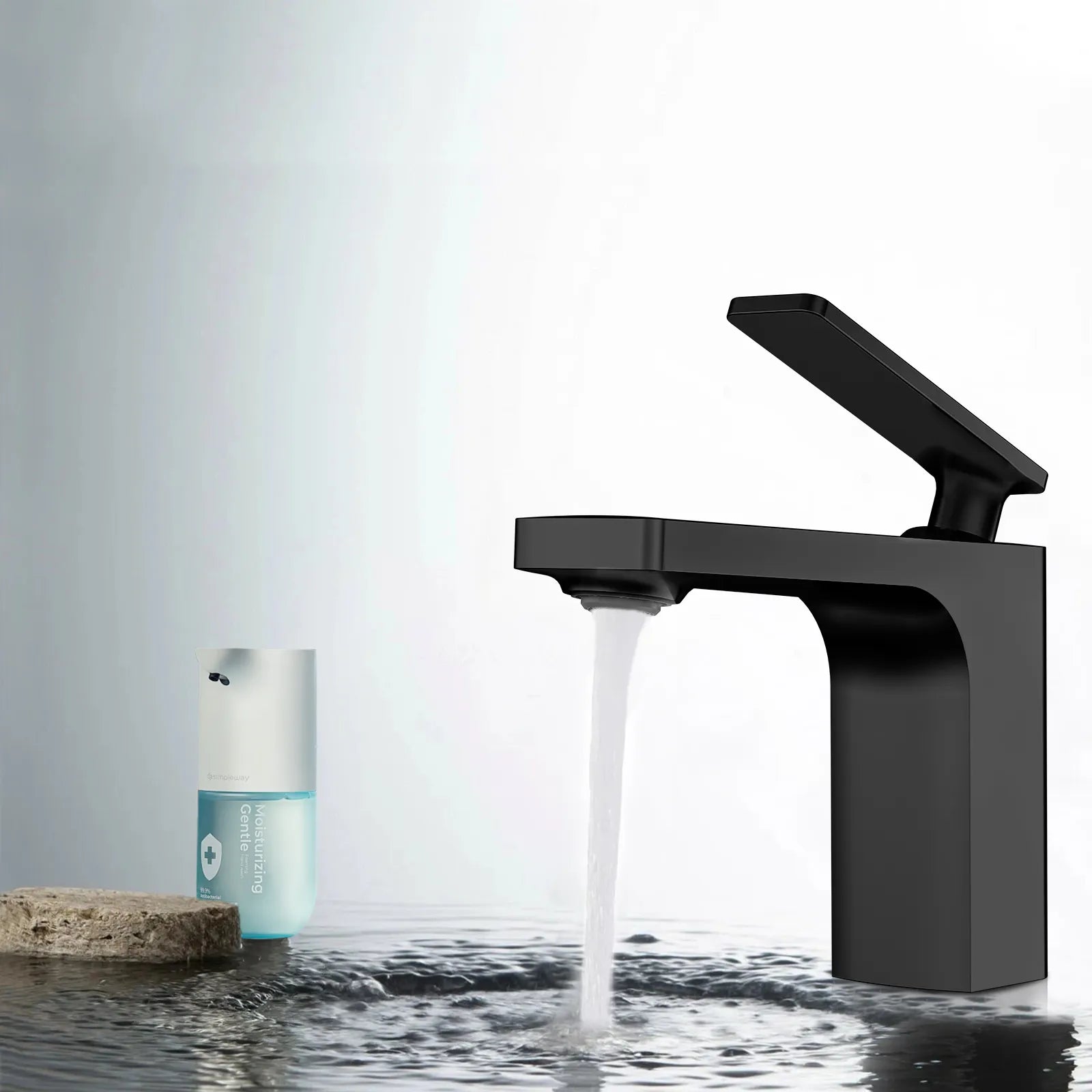 Rihine Bathroom Vanity Basin Faucet – Solid Brass, 1.8 GPM, 35mm Ceramic Cartridge-AB000001