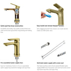 Nile Single Handle Lead-Free Brass Basin Faucet-AB000003