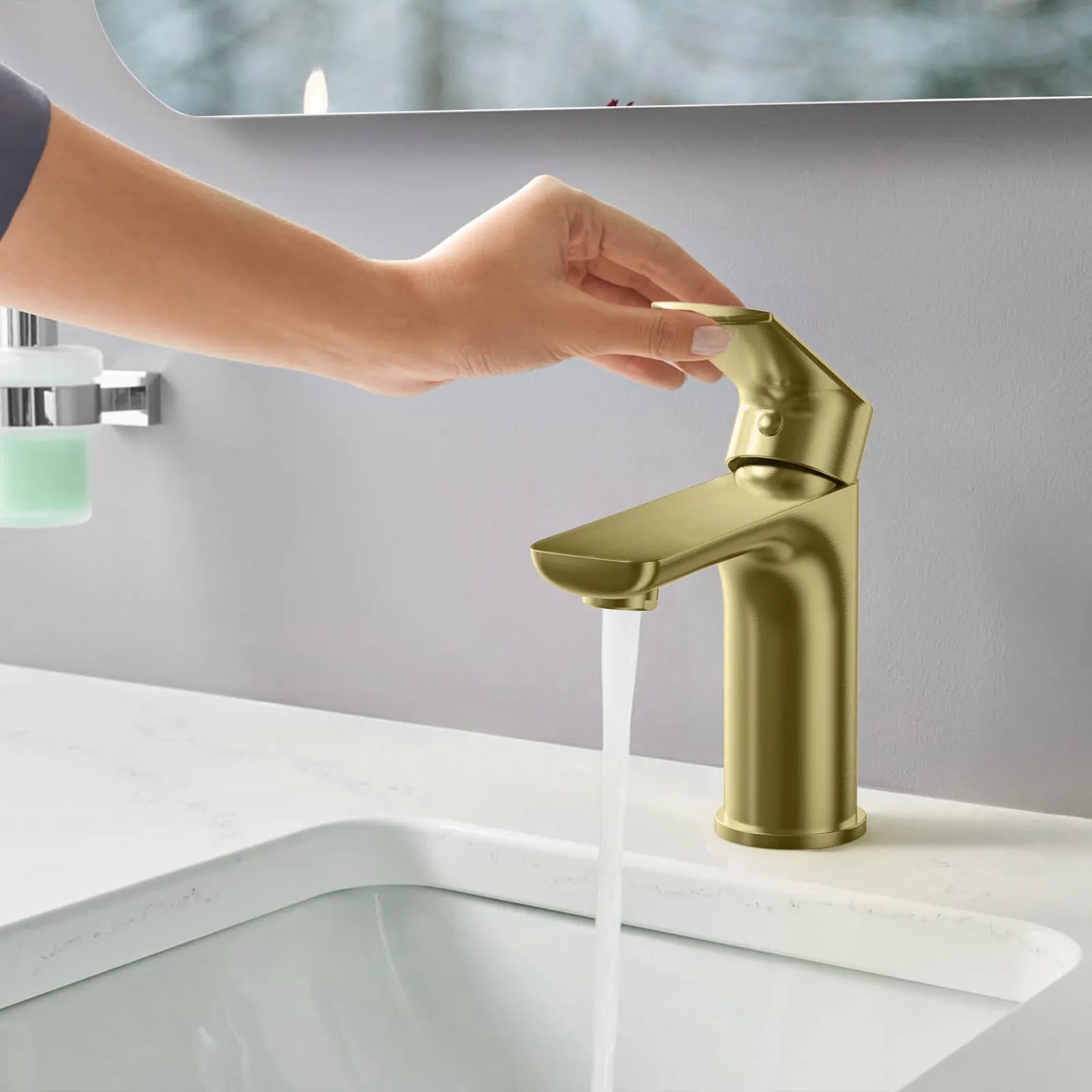 Nile Single Handle Lead-Free Brass Basin Faucet-AB000003