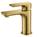 Nile Single Handle Lead-Free Brass Basin Faucet-AB000003 Brushed Gold