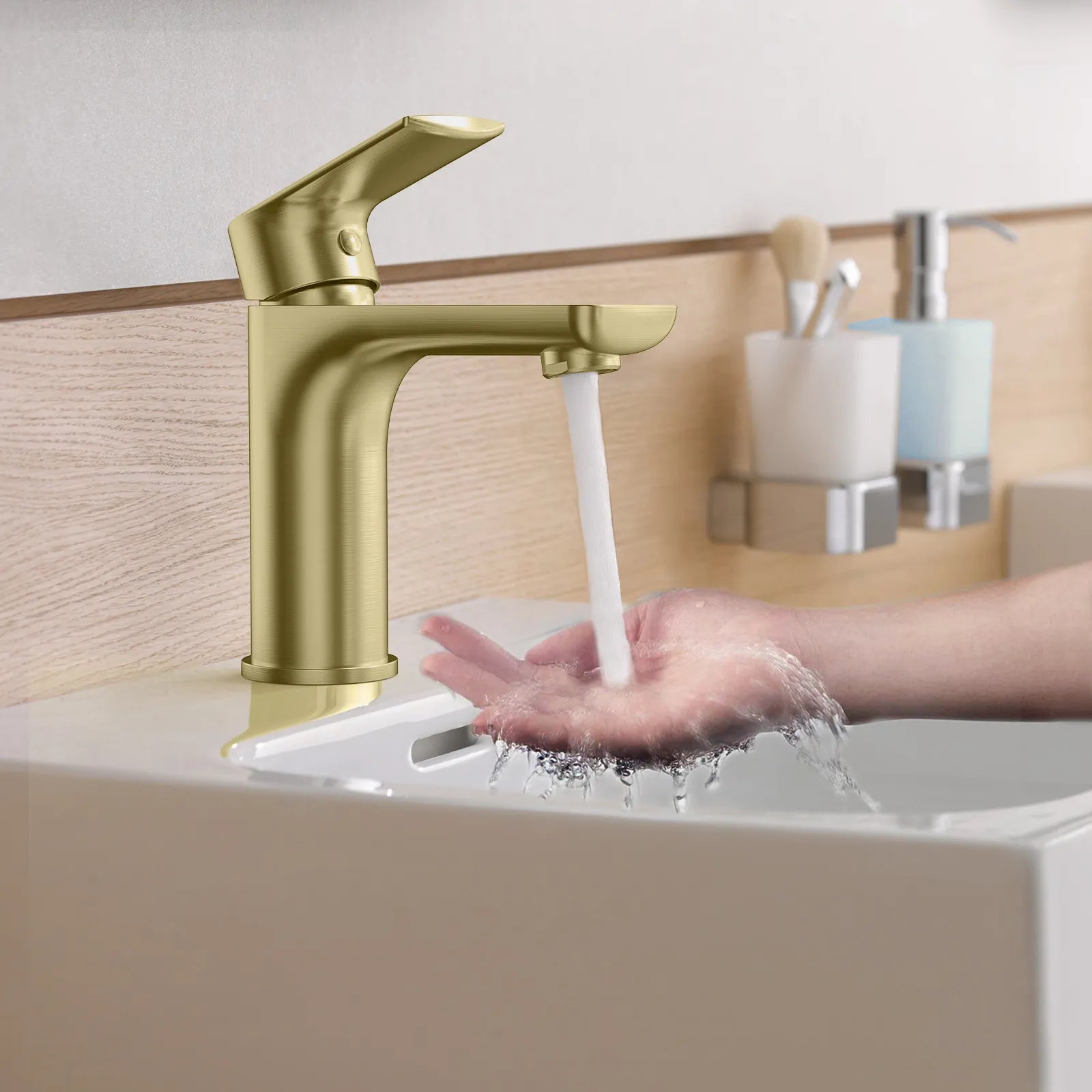 Nile Single Handle Lead-Free Brass Basin Faucet-AB000003