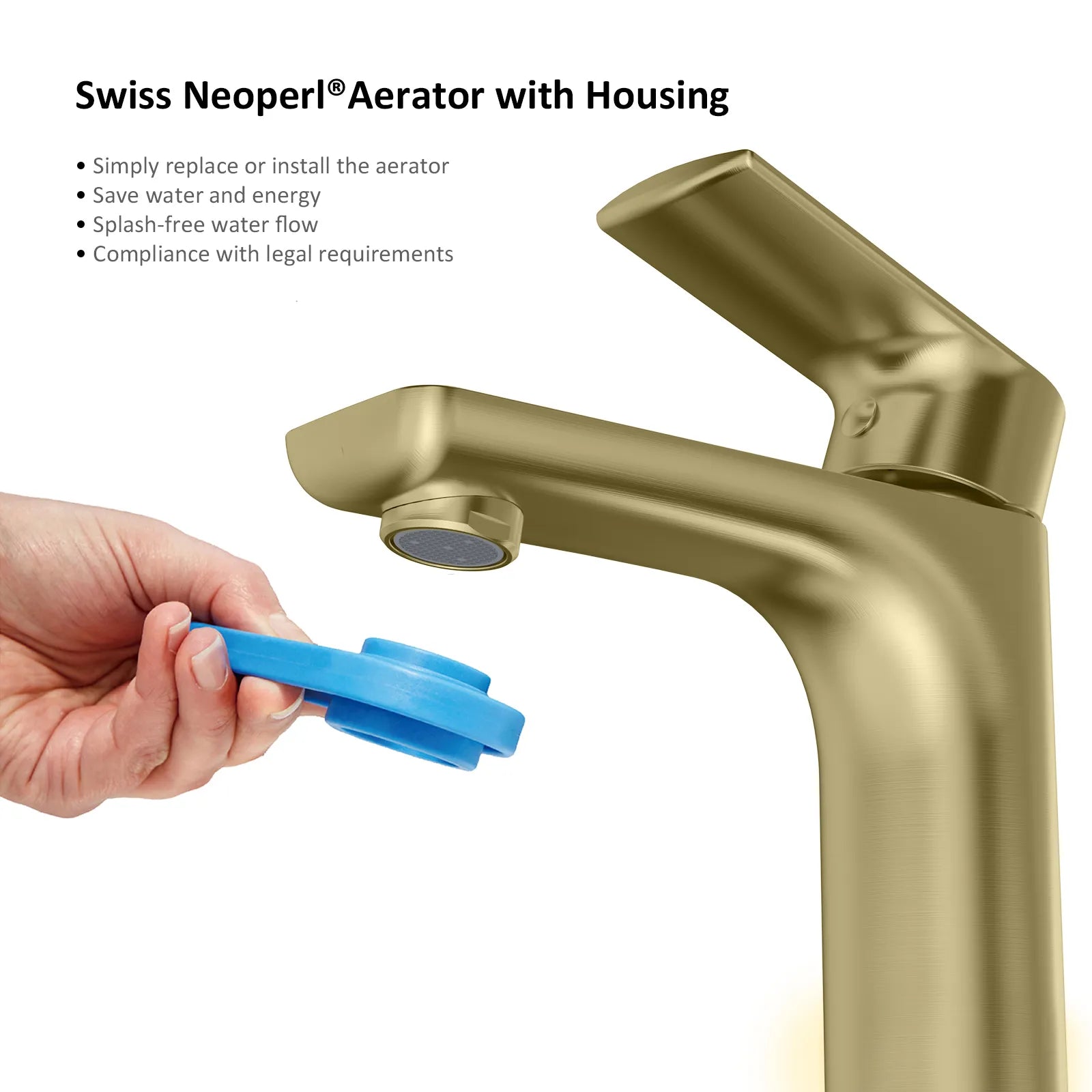 Nile Single Handle Lead-Free Brass Basin Faucet-AB000003