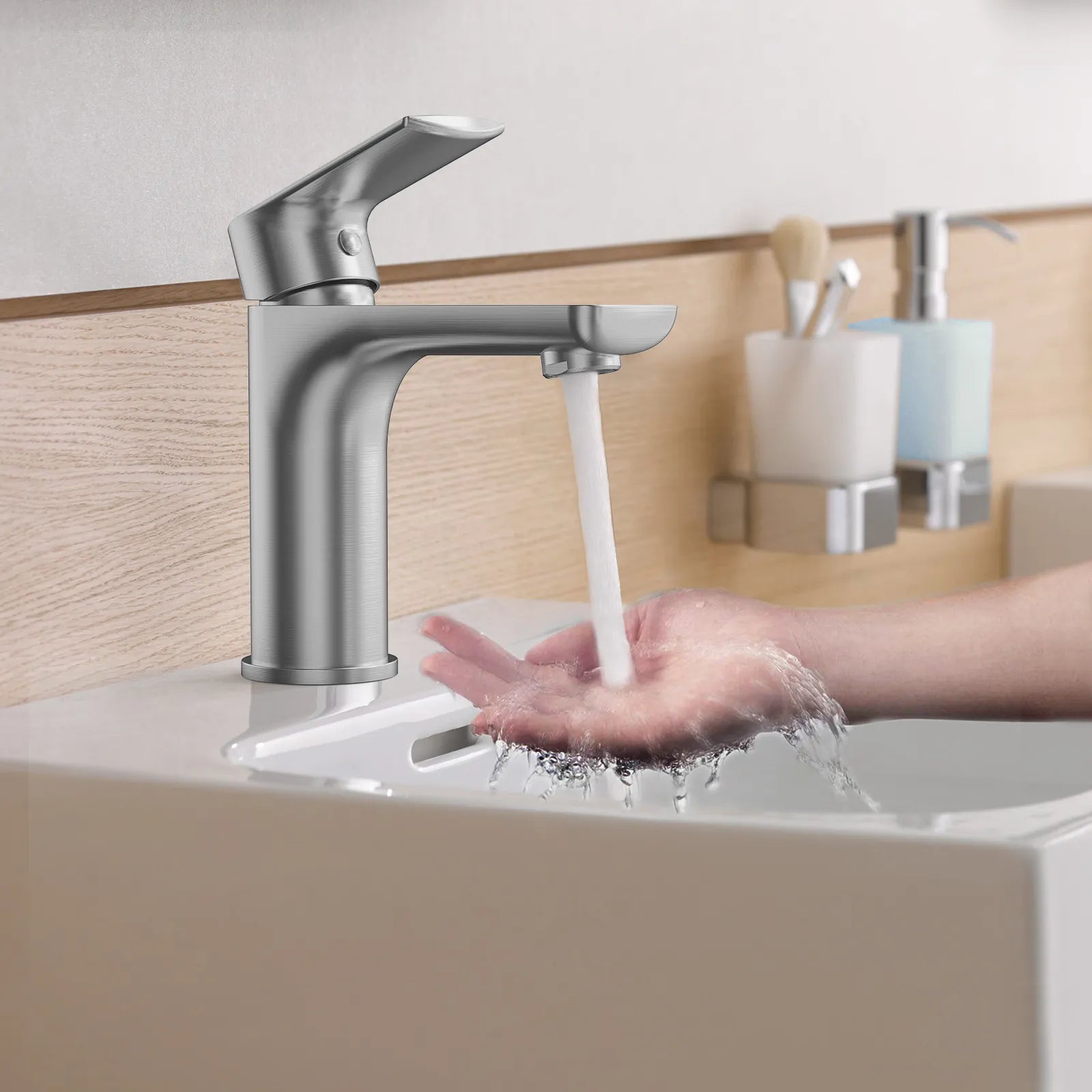 Nile Single Handle Lead-Free Brass Basin Faucet-AB000003