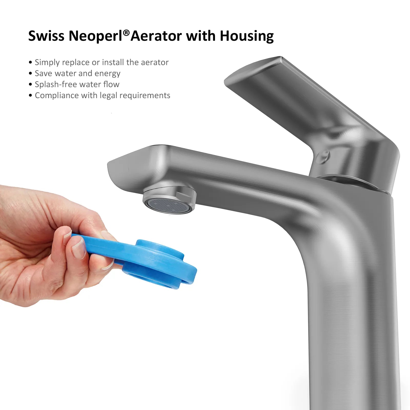 Nile Single Handle Lead-Free Brass Basin Faucet-AB000003