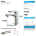 Nile Single Handle Lead-Free Brass Basin Faucet-AB000003