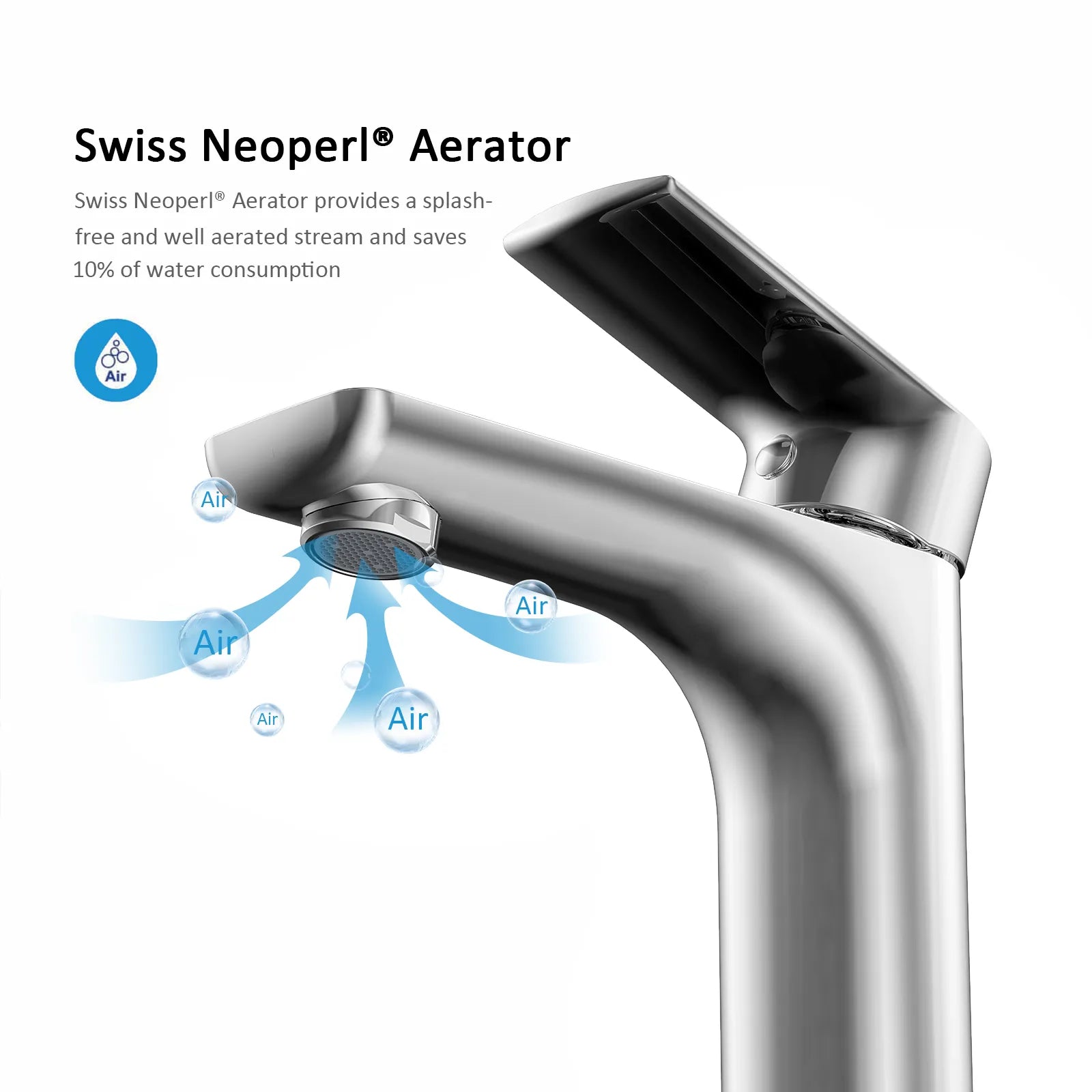 Nile Single Handle Lead-Free Brass Basin Faucet-AB000003