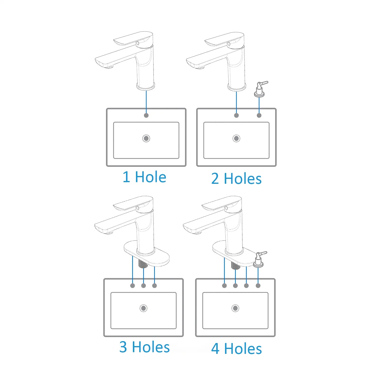 Nile Single Handle Lead-Free Brass Basin Faucet-AB000003