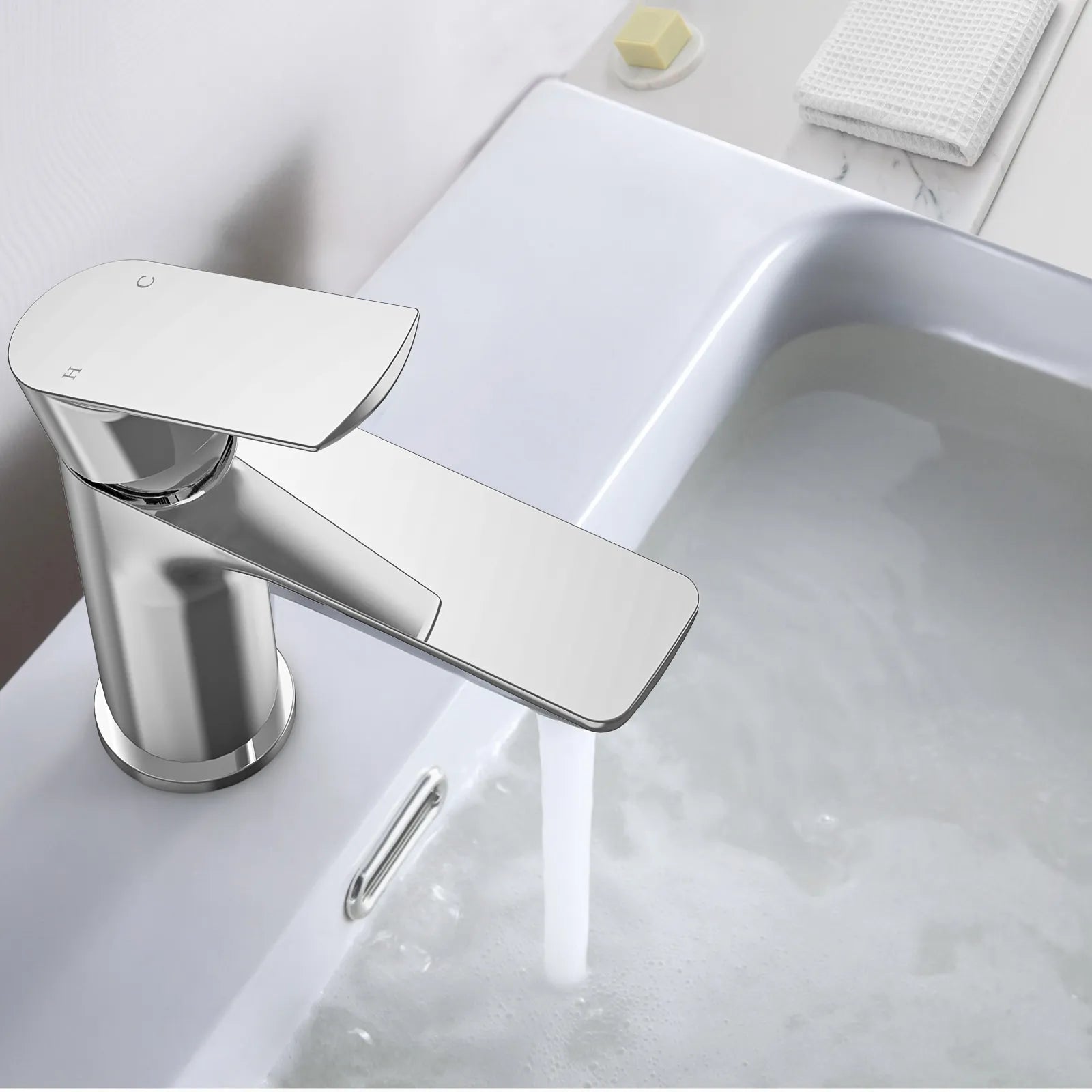 Nile Single Handle Lead-Free Brass Basin Faucet-AB000003