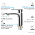 Nile Single Handle Lead-Free Brass Basin Faucet-AB000003