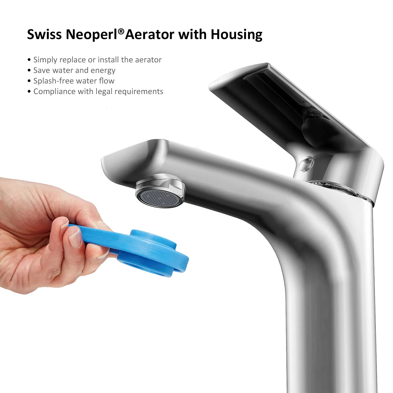 Nile Single Handle Lead-Free Brass Basin Faucet-AB000003