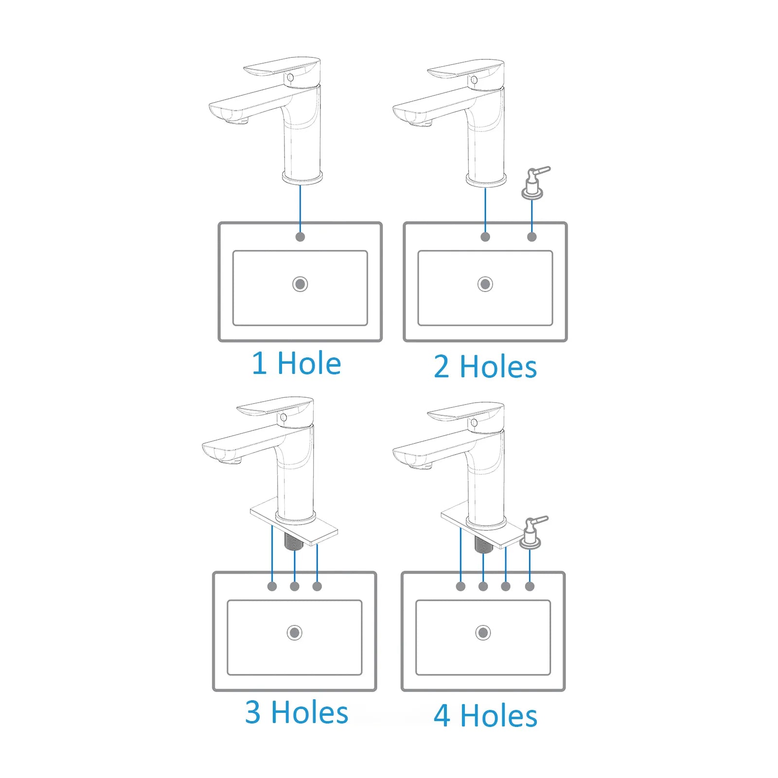 Nile Single Handle Lead-Free Brass Basin Faucet-AB000003
