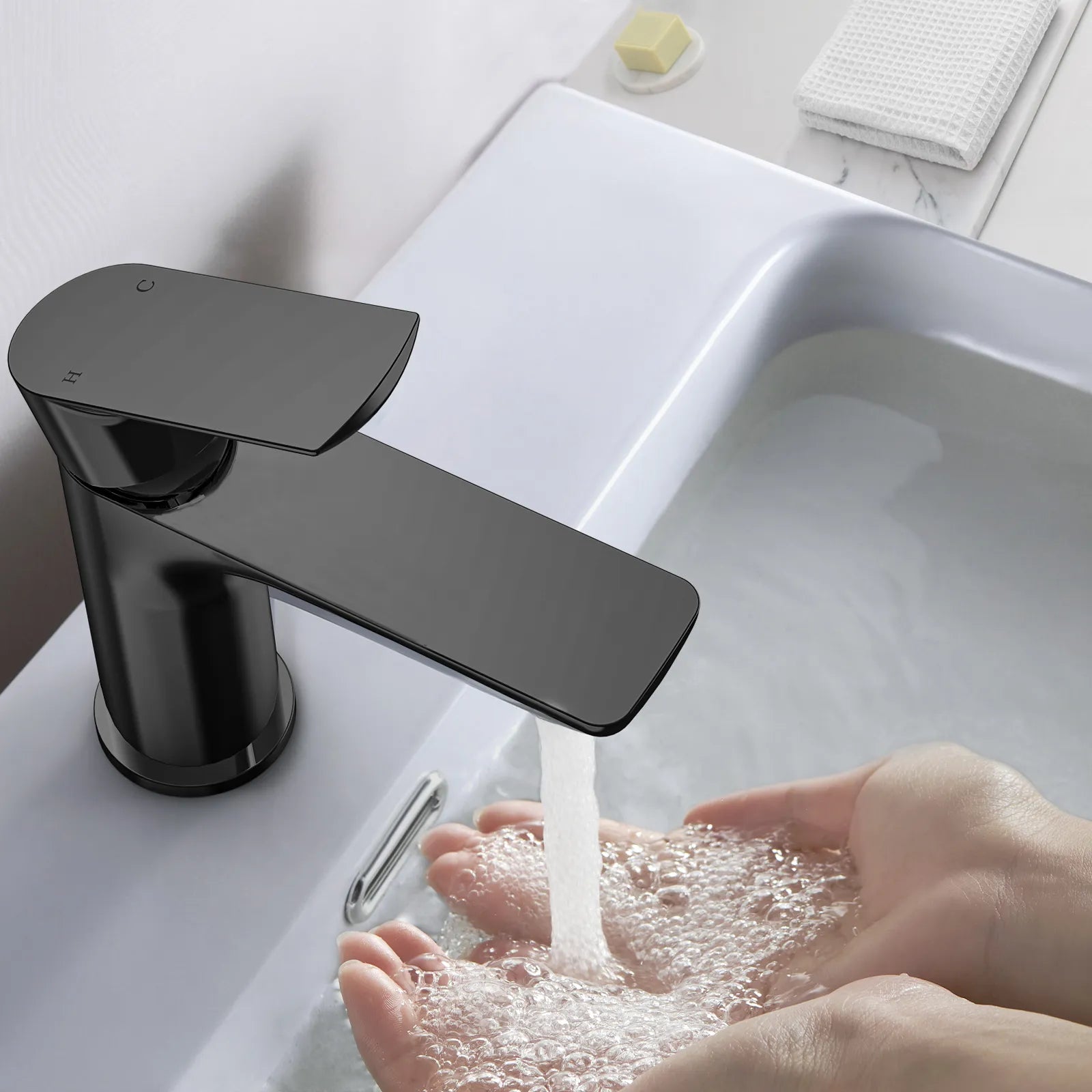 Nile Single Handle Lead-Free Brass Basin Faucet-AB000003