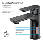 Nile Single Handle Lead-Free Brass Basin Faucet-AB000003