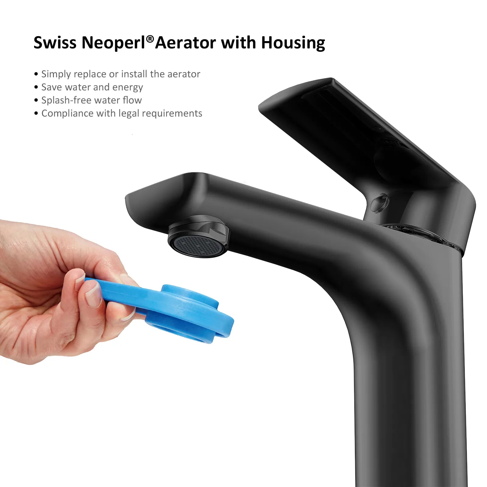 Nile Single Handle Lead-Free Brass Basin Faucet-AB000003