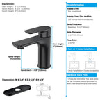 Nile Single Handle Lead-Free Brass Basin Faucet-AB000003