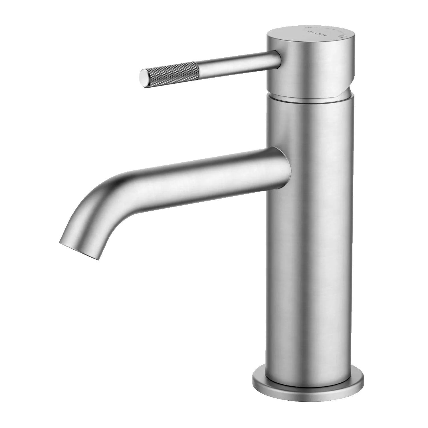Circular Bathroom Basin Faucet – Solid Brass Single Lever Mixer AB000004 Brushed Nickel