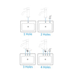 Circular Bathroom Basin Faucet – Solid Brass Single Lever Mixer AB000004