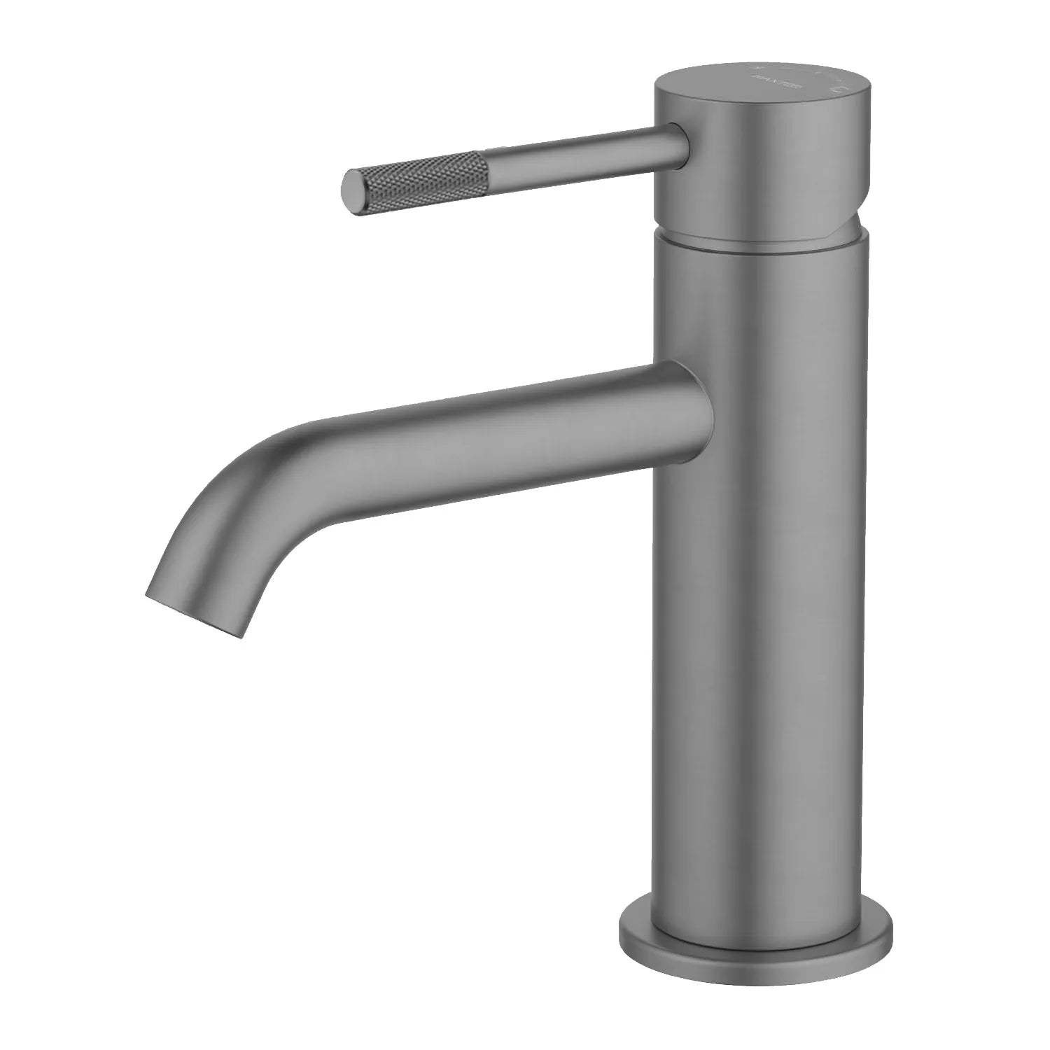 Circular Bathroom Basin Faucet – Solid Brass Single Lever Mixer AB000004 Brushed Gun Metal
