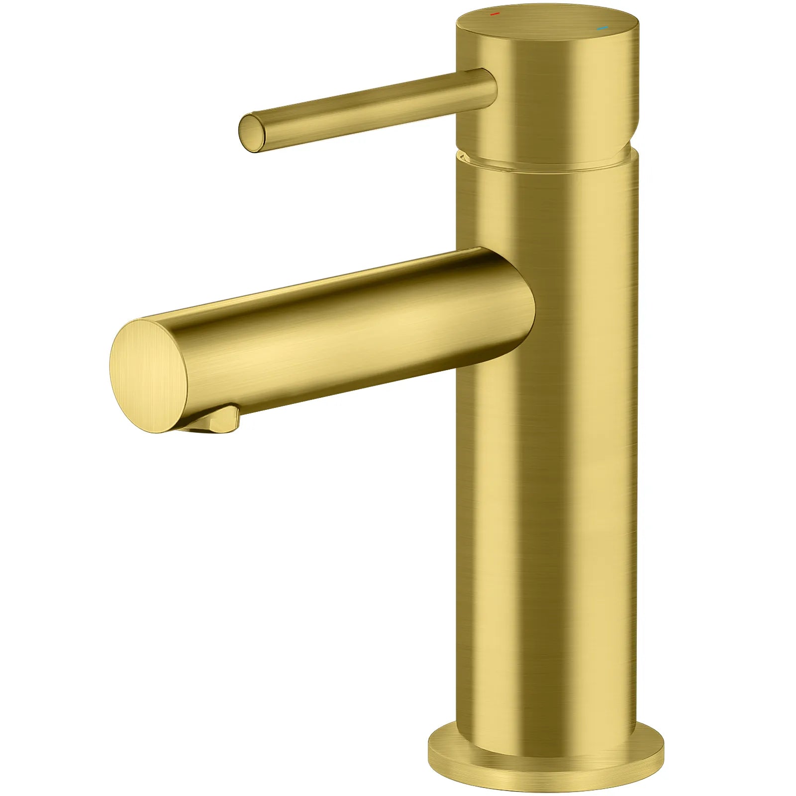 Solid Brass Bathroom Basin Faucet-AB000005 Brushed Gold