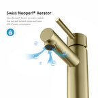 Solid Brass Bathroom Basin Faucet-AB000005