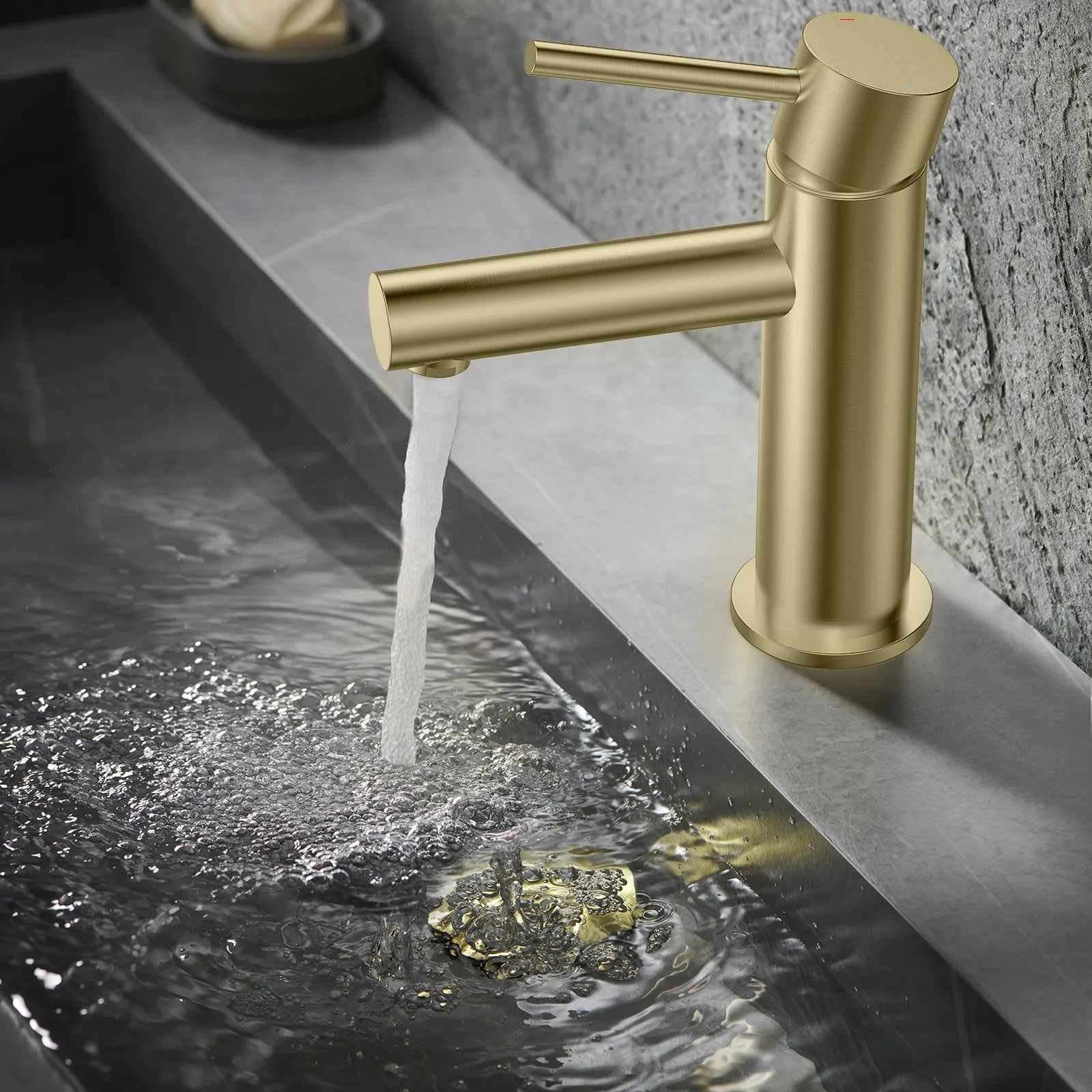 Solid Brass Bathroom Basin Faucet-AB000005