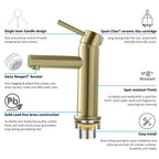 Solid Brass Bathroom Basin Faucet-AB000005