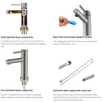 Solid Brass Bathroom Basin Faucet-AB000005