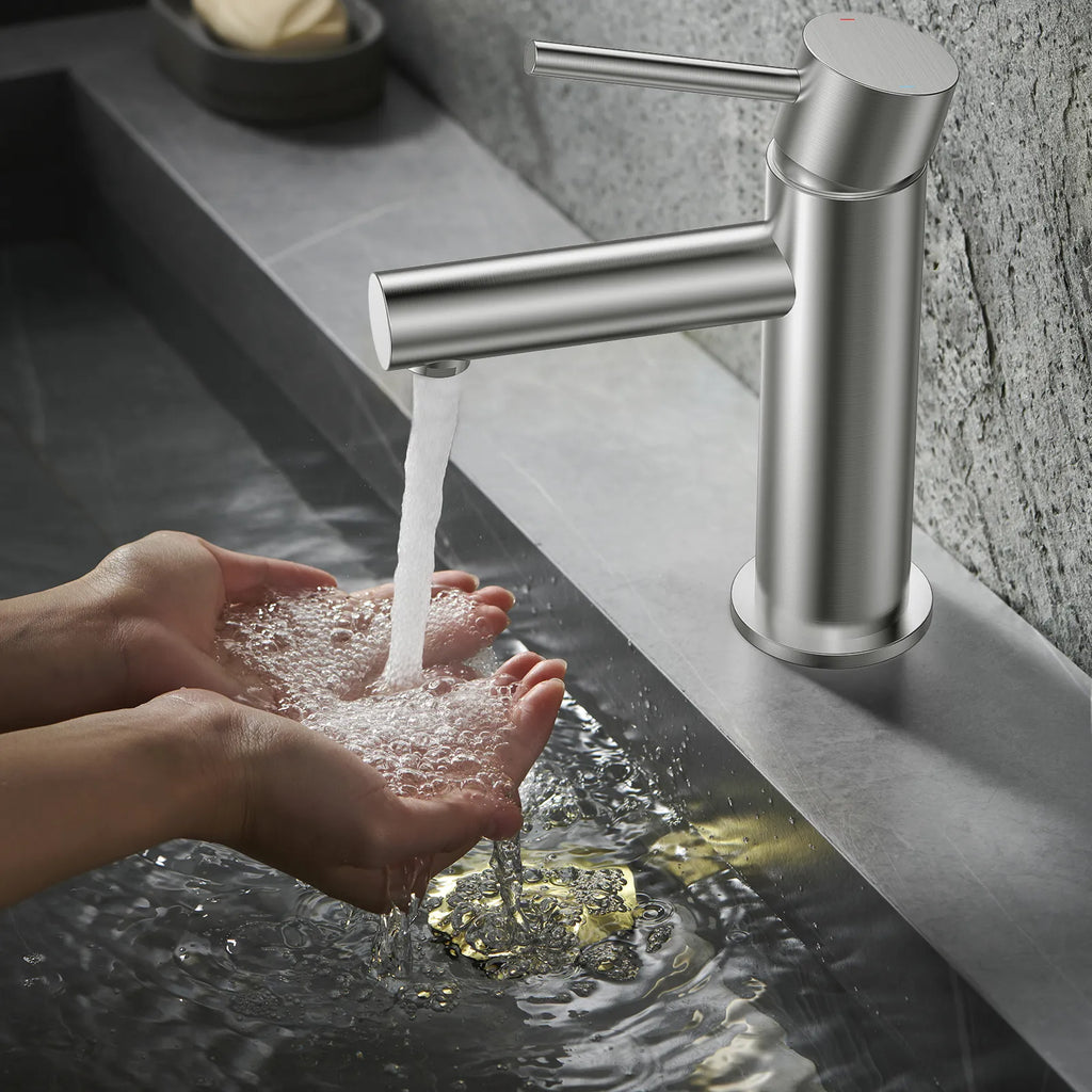 Solid Brass Bathroom Basin Faucet-AB000005