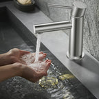 Solid Brass Bathroom Basin Faucet-AB000005