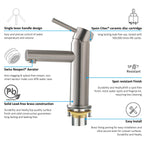 Solid Brass Bathroom Basin Faucet-AB000005