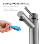 Solid Brass Bathroom Basin Faucet-AB000005