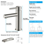Solid Brass Bathroom Basin Faucet-AB000005