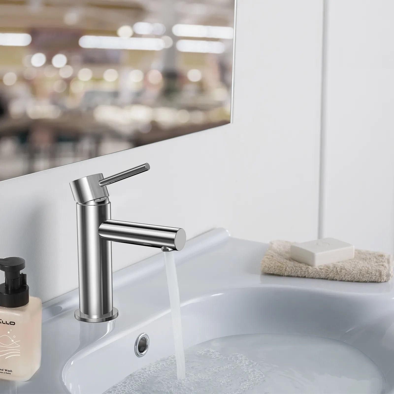 Solid Brass Bathroom Basin Faucet-AB000005
