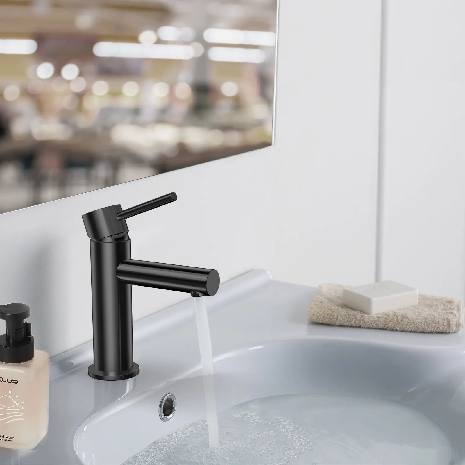 Solid Brass Bathroom Basin Faucet-AB000005