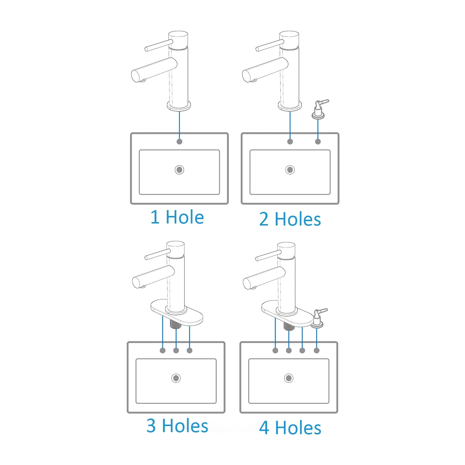 Solid Brass Bathroom Basin Faucet-AB000005