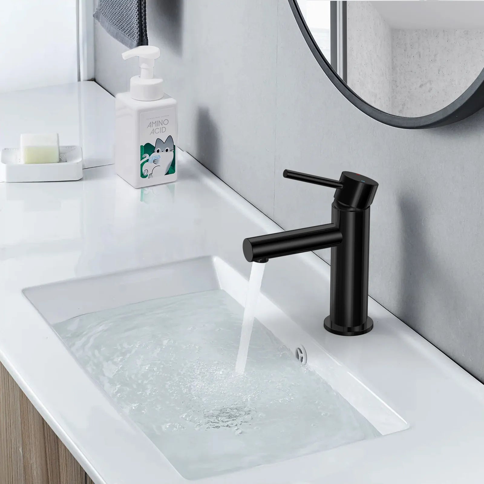 Solid Brass Bathroom Basin Faucet-AB000005